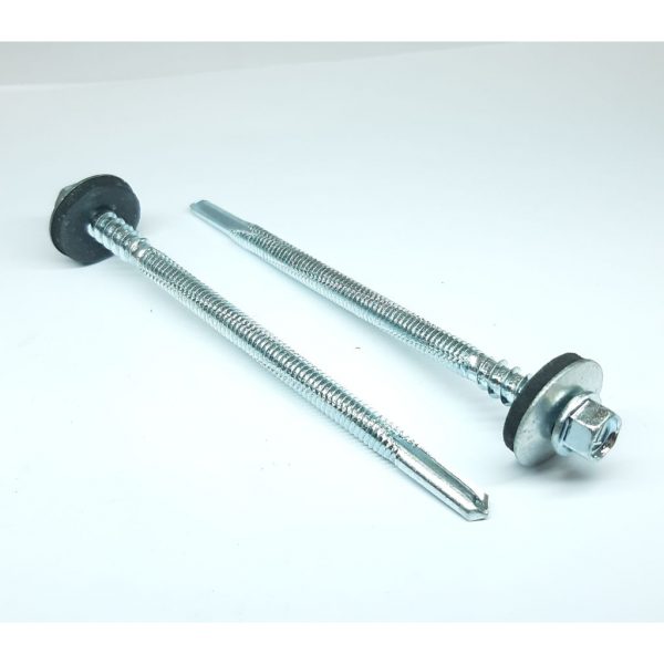 Skrutka samovrtná pre sendvičové panely, prevŕtanie do 6 mm s Al podložkou EPDM - 6.3/5.5 x 230